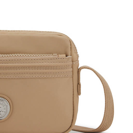 Kipling Abanu Slim Crossbodytassen Beige | België 2182MQ